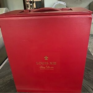 Louis Vuitton XIII cognac box and empty bottle perfect condition collectors item